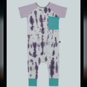 RAGS Short Sleeve Raglan Big Pocket Rag - 'Lavender Tie Dye' - Easter - …
